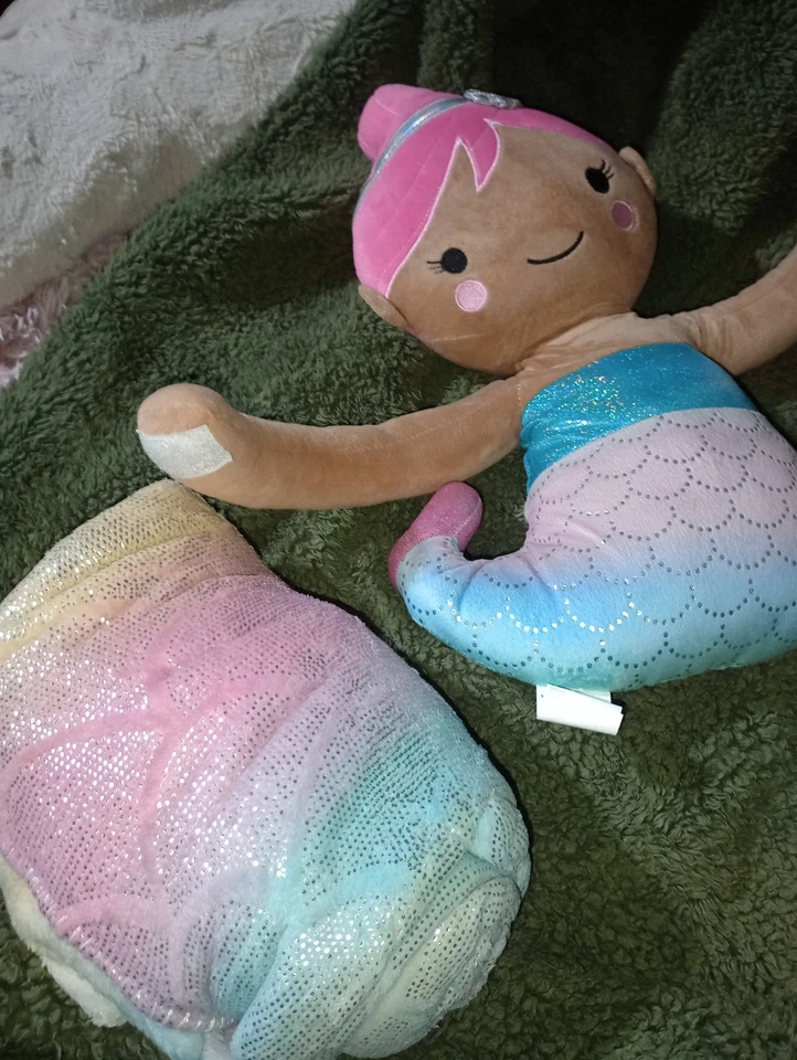 Peluche de sirena con manta Foto 4 de 4