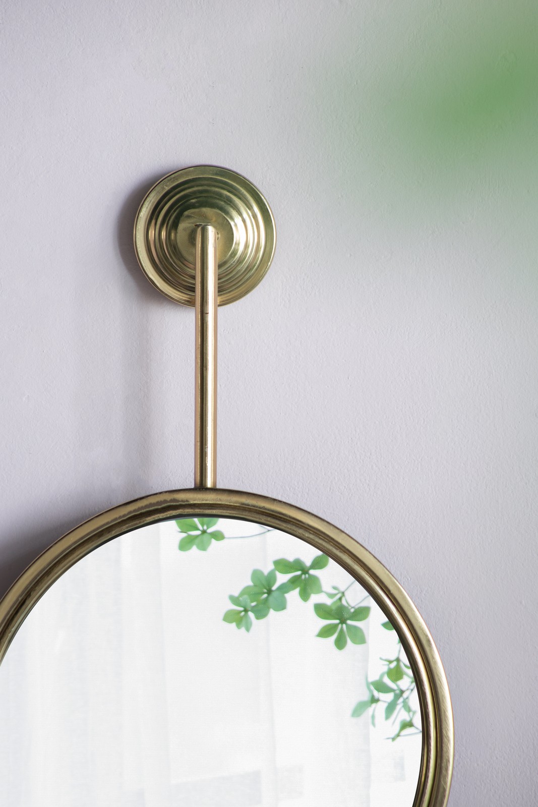 2 Circle Mirrors for Wall Decor, Unique Contemporary Wall Mirror