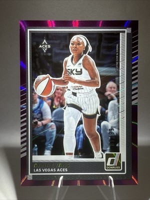 2025 Panini Donruss WNBA Dana Evans Purple Laser #37 81/99