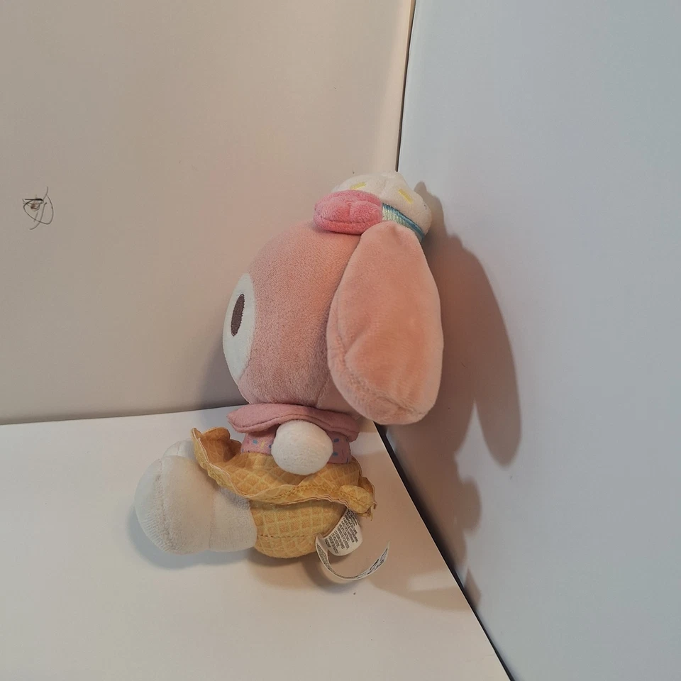 GUND Sanrio Hello Kitty and Friends My Melody Ice Cream Plush 6" - Image 2 of 4