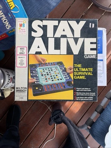 Vintage 1971 Stay Alive Game Milton Bradley ~ 100% Complete
