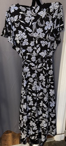 lane bryant dress 18, short sleeved, high low, Lena midi dress - Picture 5 of 5