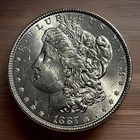 1887 $1 Morgan Dollar - 90% Silver AU