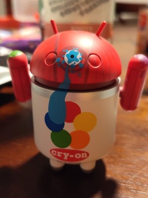 Android Mini Collectible - Series 3 - Cry-On by MAD Andrew Bell Dead Zebra USED
