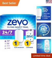 Electric Flying Insect Trap Starter Kit - Zevo | Mosquito Killer | Fruit Fly ...