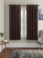 2 Piece Leaf design Polyester Window curtains 5 feet Home Decor