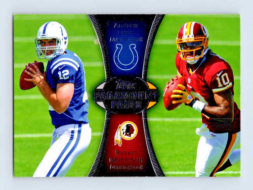 2012 Topps Paramount Pairs Andrew Luck Robert Griffin PP-LG