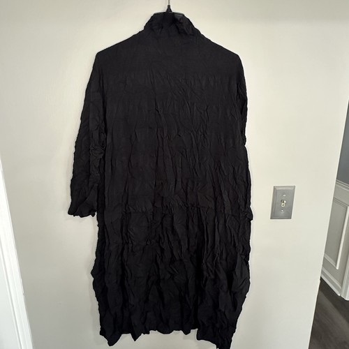 Chalet Et Ceci European Crush Fabric Oversized Shirt Dress Size 3X - Picture 5 of 9
