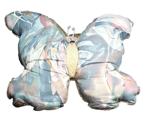 Butterfly Shaped Throw Pillow Sofa Bed Cushion Filled Double Sided Home Decor - Picture 12 of 19