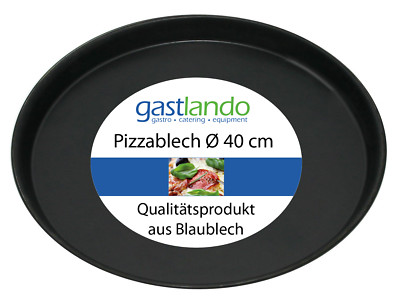 20 Stück Pizzablech Pizzaform Ofenform Profi Backblech rund Ø 40 cm Gastlando