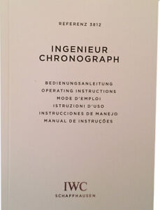 IWC Portofino Instructions Manual Booklet Guide-Pick 1 From Selection