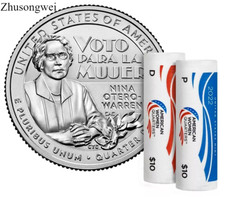 2022 American Women Quarter Nina Otero Warren (P+D Mark) 2 coins - Free shipping