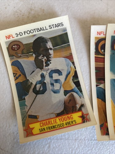 1980 STOP N GO NFL FOOTBALL 3D COMPLETE SET OF 48 CARDS REGIONAL ISSUE - Picture 7 of 7