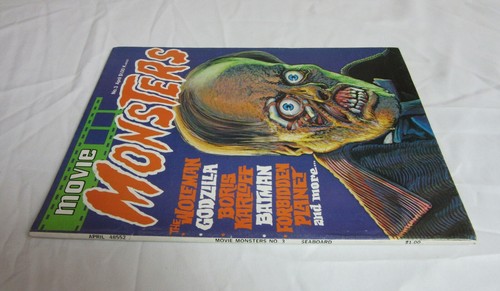 Movie Monsters Magazine #3 (Phantom Cover)-Seaboard Publishing-April 1975-VF+ - Picture 3 of 4