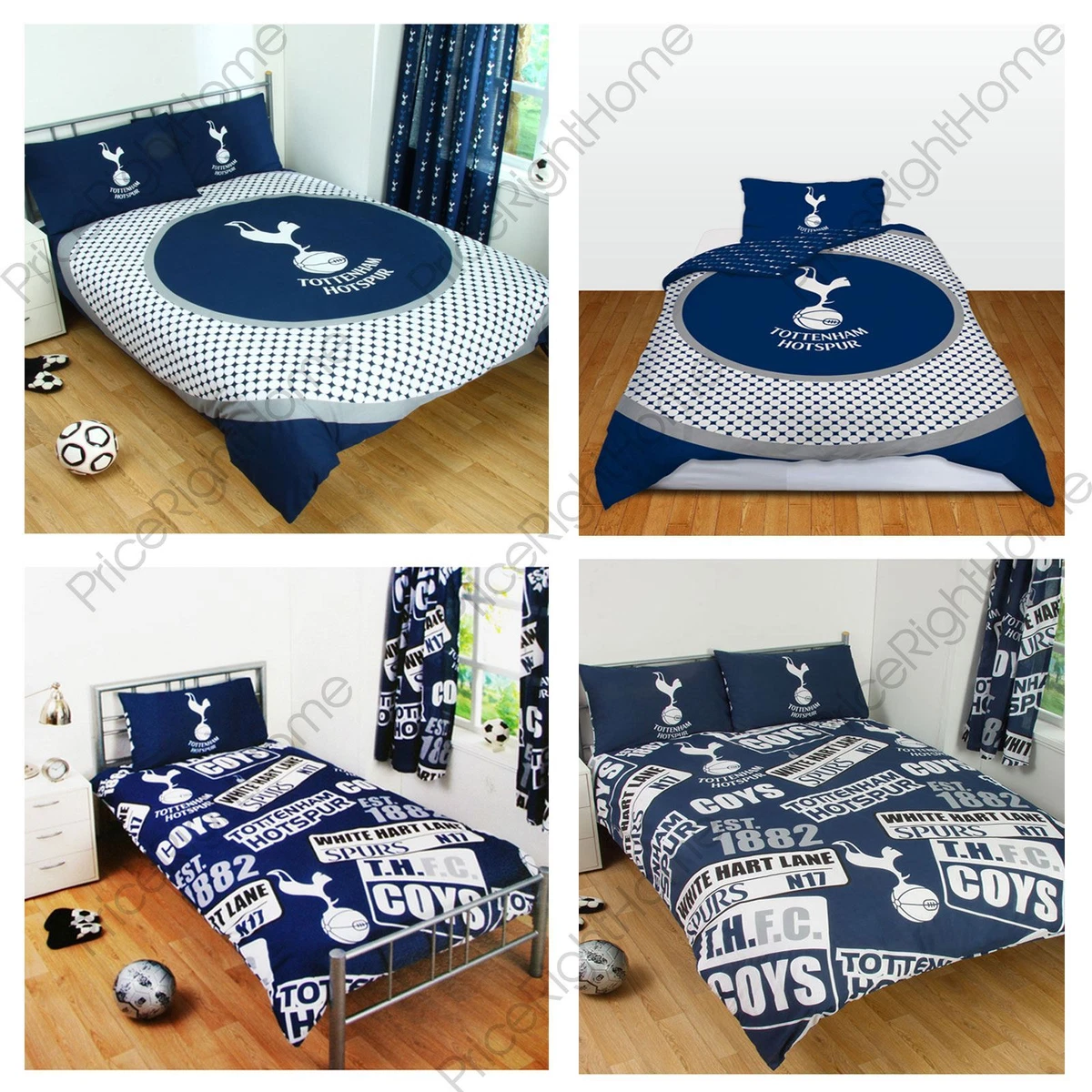 Tottenham hotspur top double duvet set