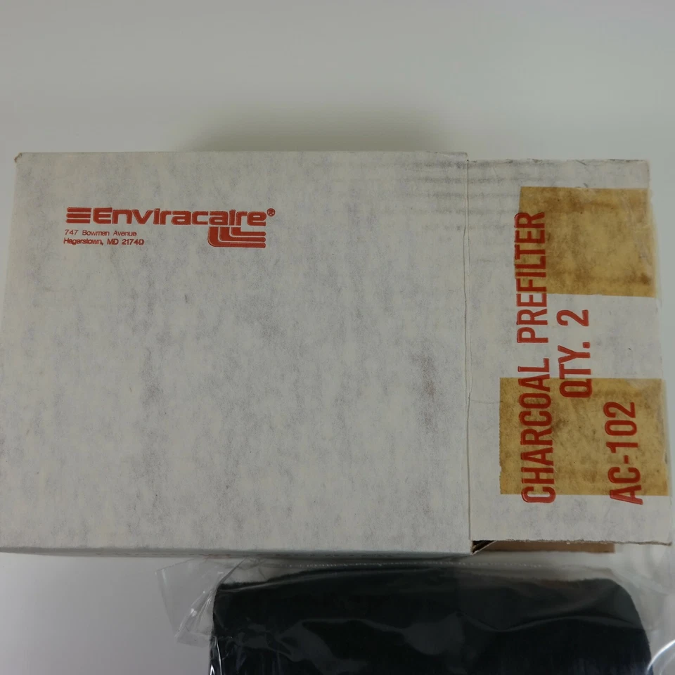 Pack of 2 Enviracaire Replacement Charcoal PreFilters for Model EV1 Deadstock - Image 4 of 4