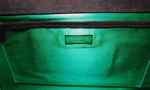 $1995 Ralph Lauren Purple Label Womens Suede Leather Clutch Wallet Italy Black - Picture 8 of 9