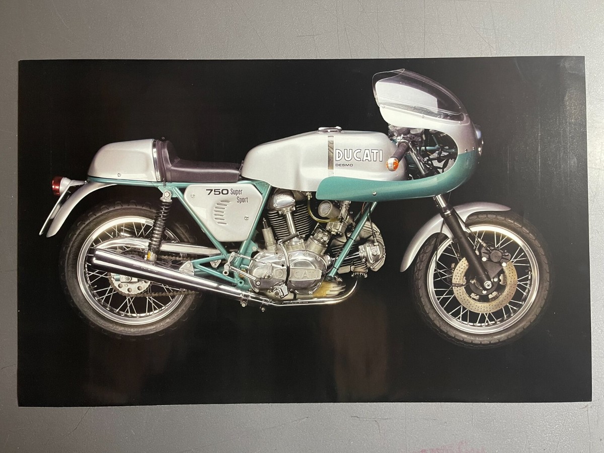 1974 Ducati 750 SS Motorcycle Picture, Print RARE!! Frameable