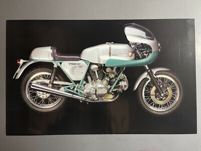 1974 Ducati 750 SS Motorcycle Picture, Print RARE!! Frameable