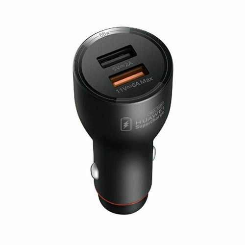 Huawei SuperCharge Car Charger Max 66W Original Quick Fast Charge Dual USB - Picture 5 of 6