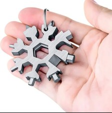 1pc, 18-in-1 Snowflake Multitool, Stainless S...