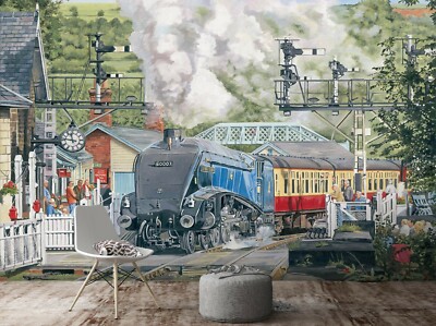  3D Der Bahnhof M50 Tapete Wandbild Selbstklebend Abnehmbare Trevor Mitchell Su