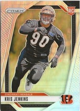 2024 Panini Prizm Kris Jenkins #364 Silver Prizm SP RC Cincinnati Bengals