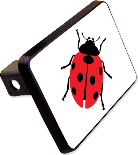 Lady Bug Trailer Hitch Cover Plug Funny Beetle Novelty Lady Bug Trailer Hitch Cover Plug Funny Beetle Novelty