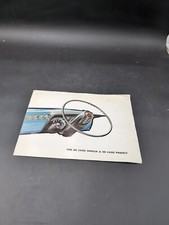 1958 Ford De Luxe Anglia De Luxe Perfect Sales Brochure Dealer Catalog