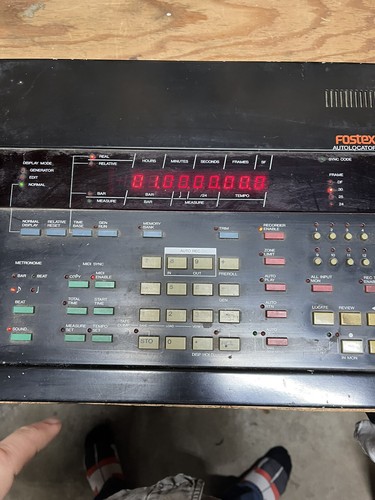 Fostex 4050 Autolocator - Multitrack Controller - Timecode Generator - Midi - Picture 5 of 6