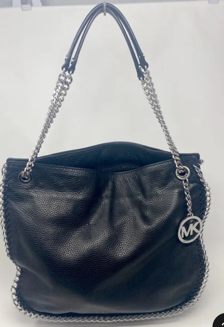 Michael Kors Chelsea Chain Link Leather Handbag B… - image 2