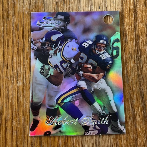 1998 Topps Gold Label 1/1 Refractor Robert Smith Minnesota Vikings PRODUCTION SP - 第 2/6 張圖片