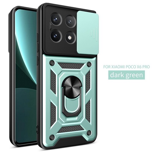 Funda protectora con soporte de anillo blindaje para Xiaomi Poco X6 12T Redmi Note 13 12 Pro 11 10 9 - Imagen 18 de 22