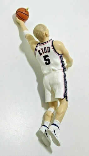 Rarität Jason Kidd Hallmark Andenken Weihnachtsschmuck Reifen Sterne New Jersey Netze - Bild 5 von 6