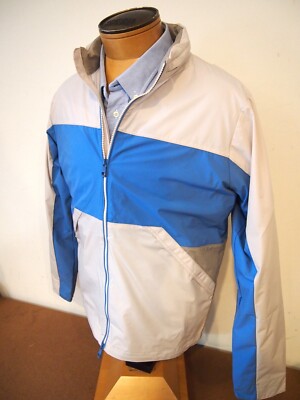 Peter Millar Crown Sailing Hooded Color-block Windbreaker Jacket NWT Medium $188