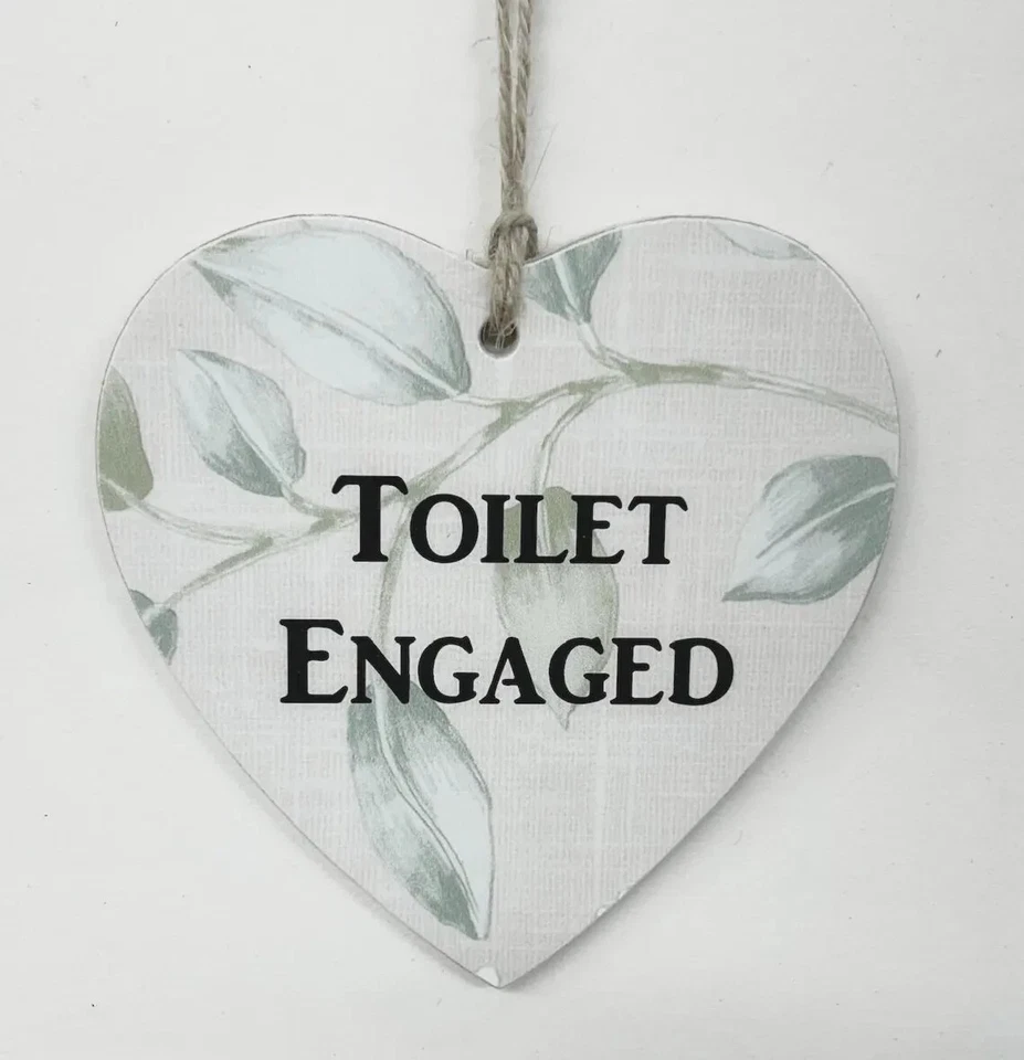 Craftworks Toilet Engaged/Vacant Double Sided Privacy Wooden Door Plaque/Sign - Image 3 of 4