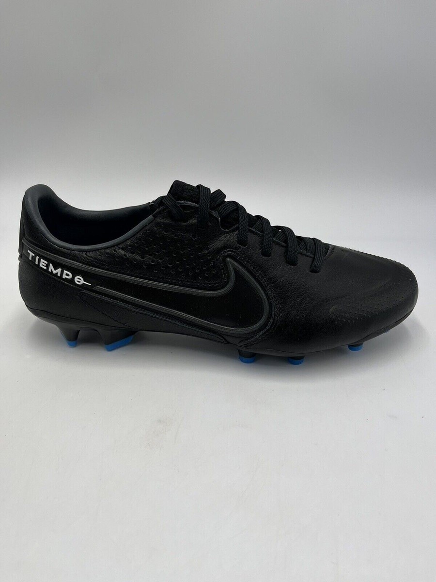 Nike Tiempo Legend 9 Pro FG Soccer Cleats Black/Blue Men's DA1175