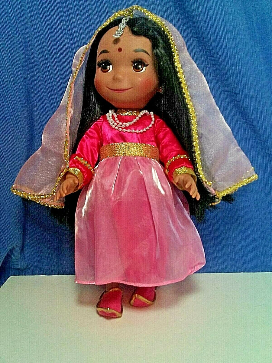 Disney Store It s A Small World INDIA Animator s Collection Singing Doll