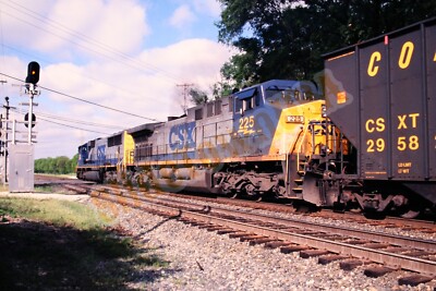 Vtg 2005 Train Slide 225 CSX Engine X1E192