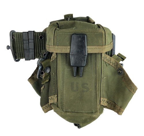 Vintage US Army Olive Drab Utility Belt 