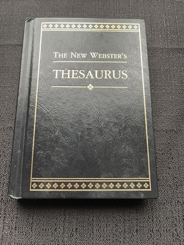 New Webster's Thesaurus by D. Bolander (1987, Hardcover)