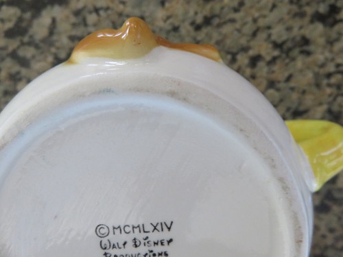 Winnie The Pooh Mug Walt Disney Productions Vintage Ceramic Cup 1964 - Picture 12 of 13