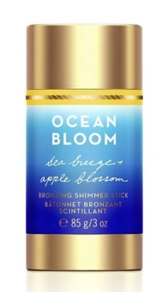 NUEVO 1 PALO BRILLO BRONCEADOR FLOR OCEAN VICTORIA'S SECRET 3 OZ MANZANA BRISA MARINA Foto 3 de 3