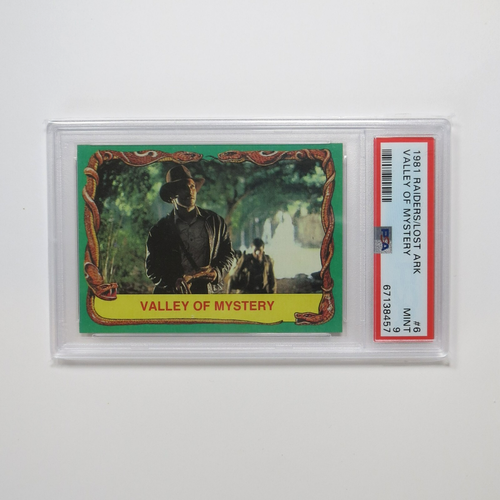 1981 Topps Raiders Of The Lost Ark Valley of Mystery #6 PSA 9