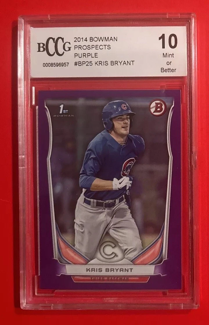 Bowman Kris Bryant Baseball Sports Trading Cards & Accessories for 