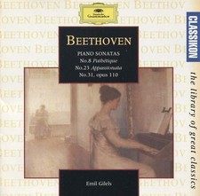 Image of Beethoven - Piano Sonatas 8,23,31 CD - Sealed