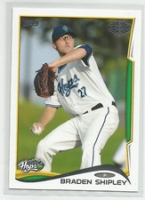 Braden Shipley Arizona 2014 Topps Pro Debut Minor League
