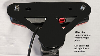Supporto Telecamera Posteriore Funle Vista Per Magicycle E-bike, Sottoluce, Stampato In PETG Nero