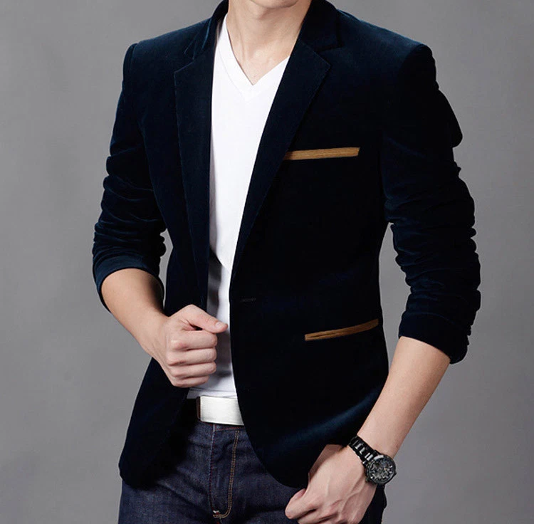 Slim fit one shop button blazer