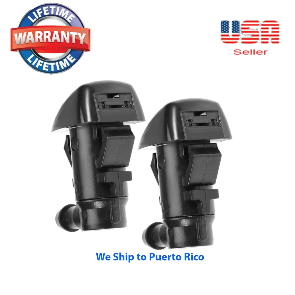 Para Jeep Grand Cherokee 2011-2017 limpiaparabrisas lavadora de agua boquilla de pulverización chorro Foto 3 de 4